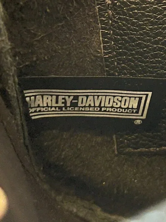 HARLEY-DAVIDSON | Black Studded Leather Crossbody Bag-EUC - Picture 5 of 9